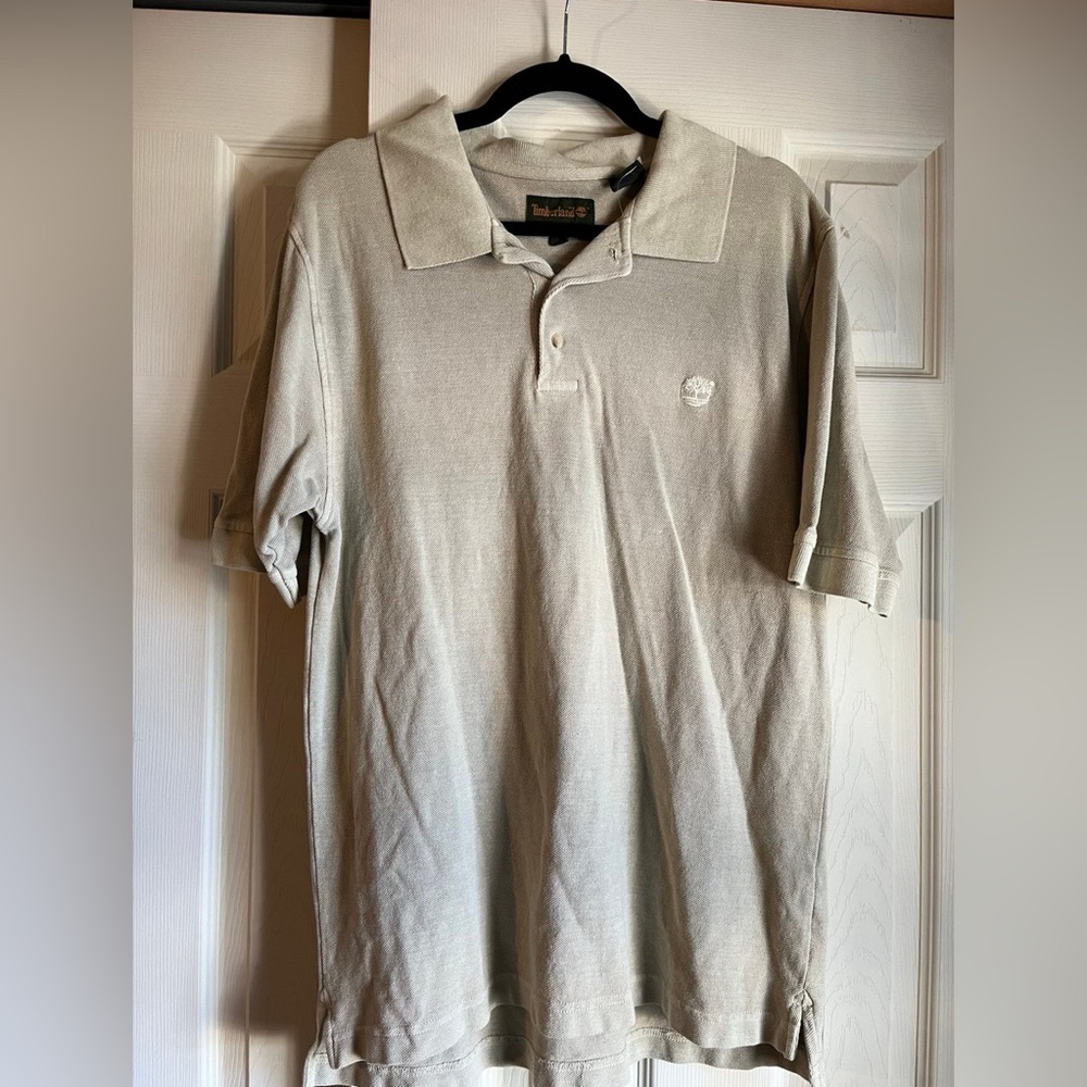 Timberland Men’s Tan Polo Shirt Size M
